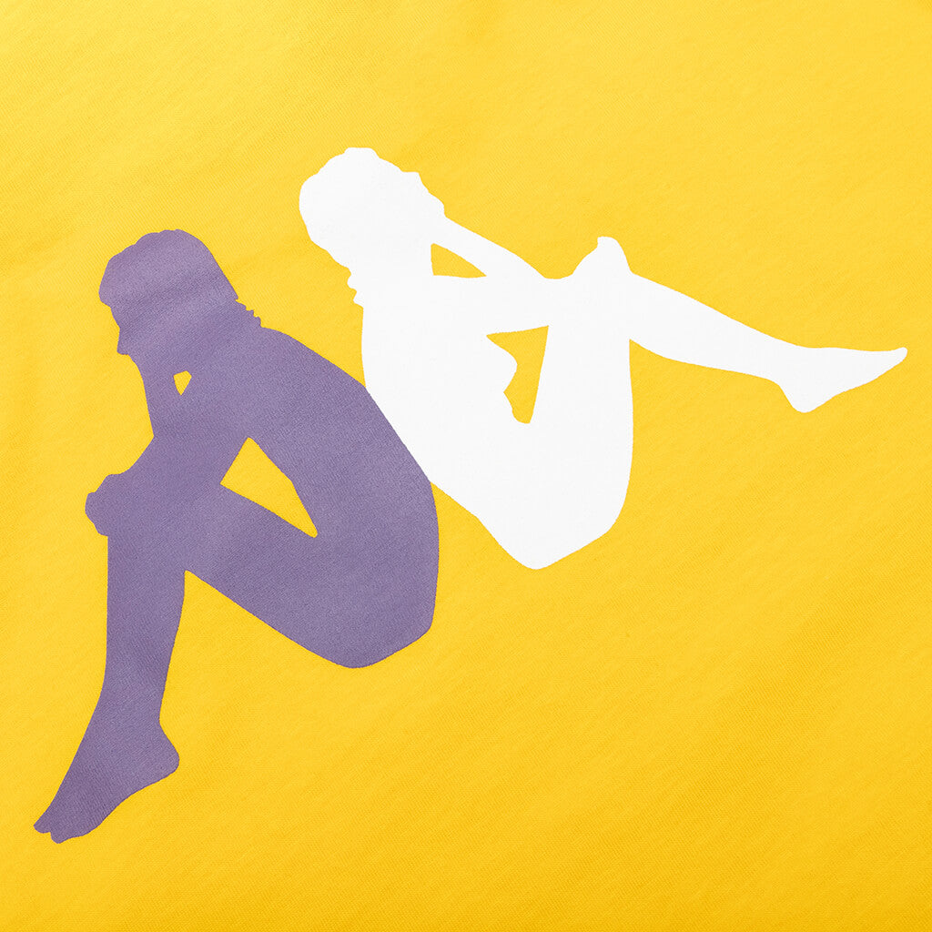 Authentic Runis T-Shirt - Dark Yellow/Violet/White