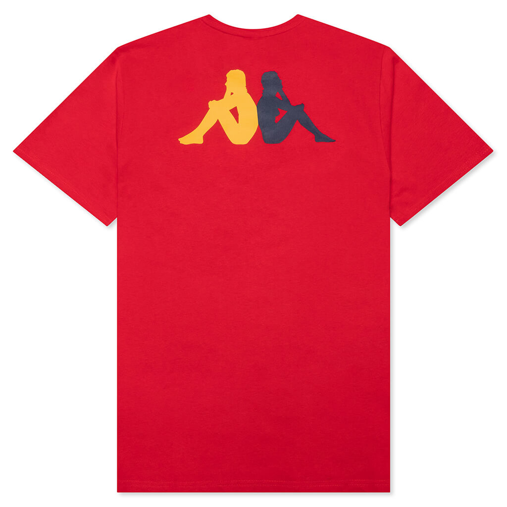 Authentic Runis T-Shirt - Red/Dark Yellow/Dark Blue