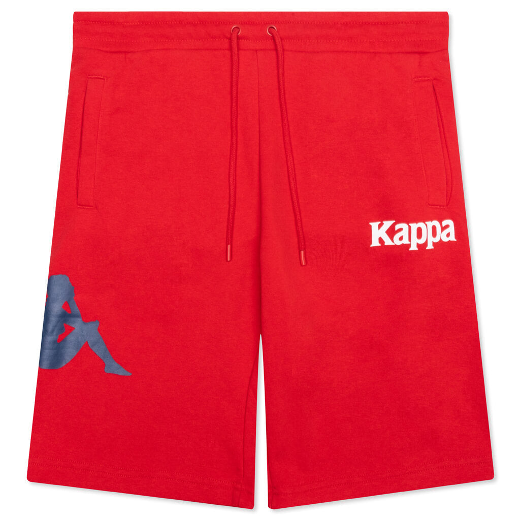 Authentic Sangone Shorts - Red/Dark Yellow
