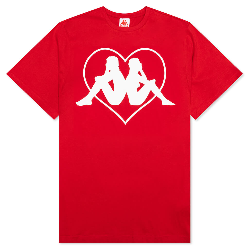 Authentic Zielona T-Shirt - Red/White