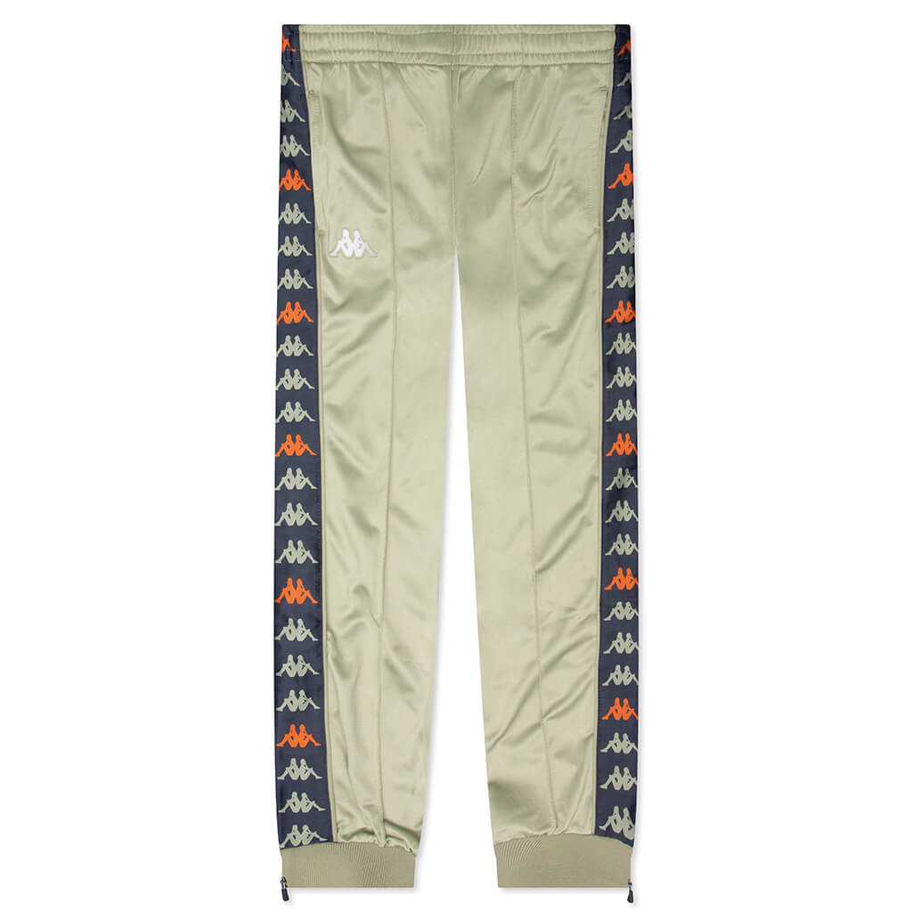 Kid's 222 Banda Deky Trackpants - Green Salvia/Black Smoke/Red Orangeade
