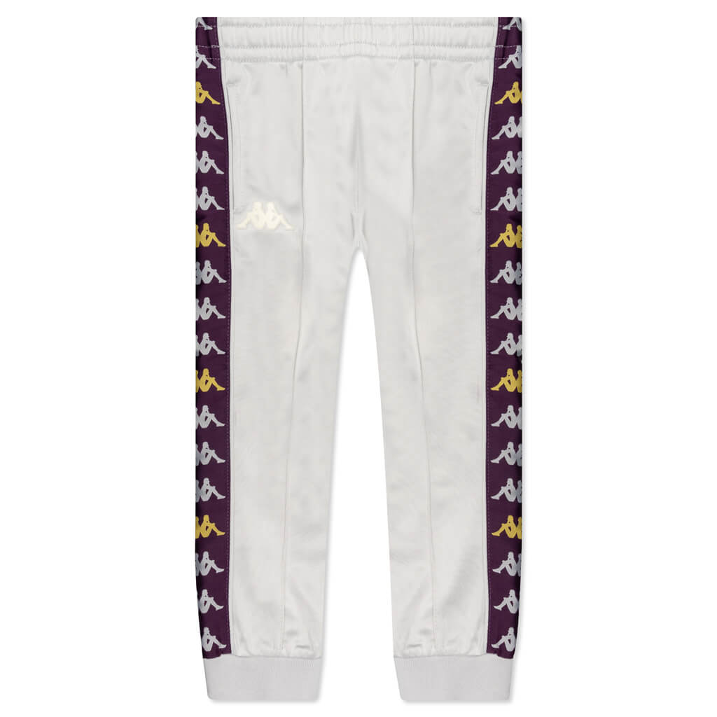 Kid's 222 Banda Deky Trackpants - Grey/Violet Bloom/Yellow