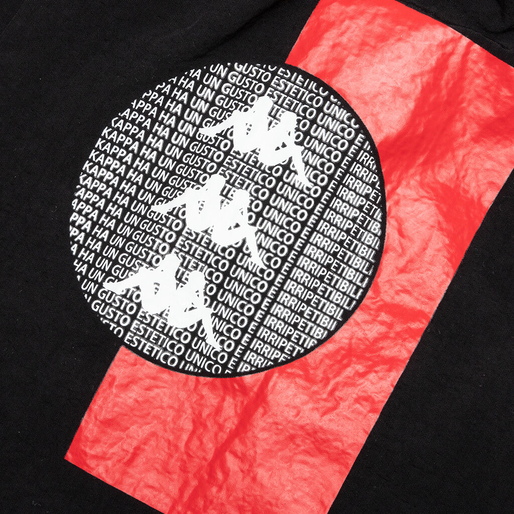 Kid's Authentic HB Ethan Swim Short - Black/Red