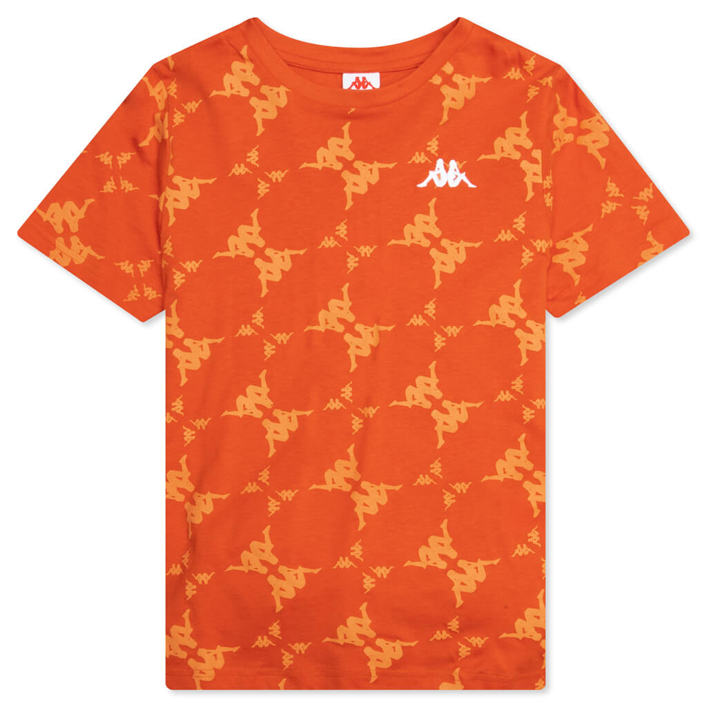 Kids Authentic Ebit T-Shirt - Orange/White