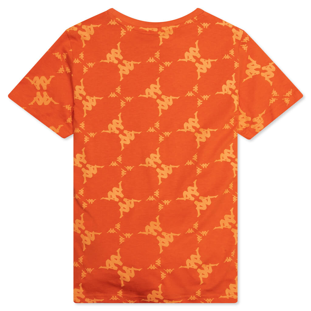 Kids Authentic Ebit T-Shirt - Orange/White