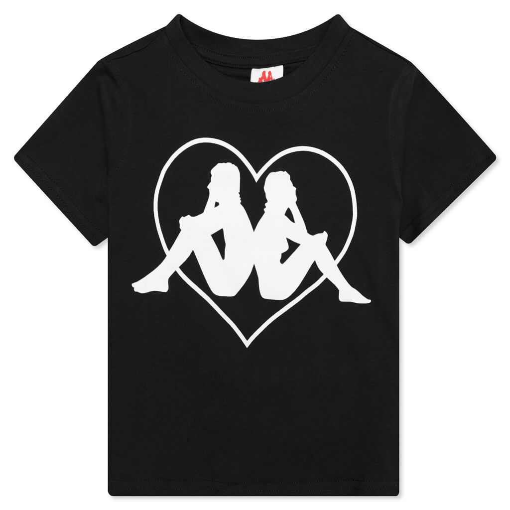 Kid's Authentic Zielona T-Shirt - Black Smoke/White Bright