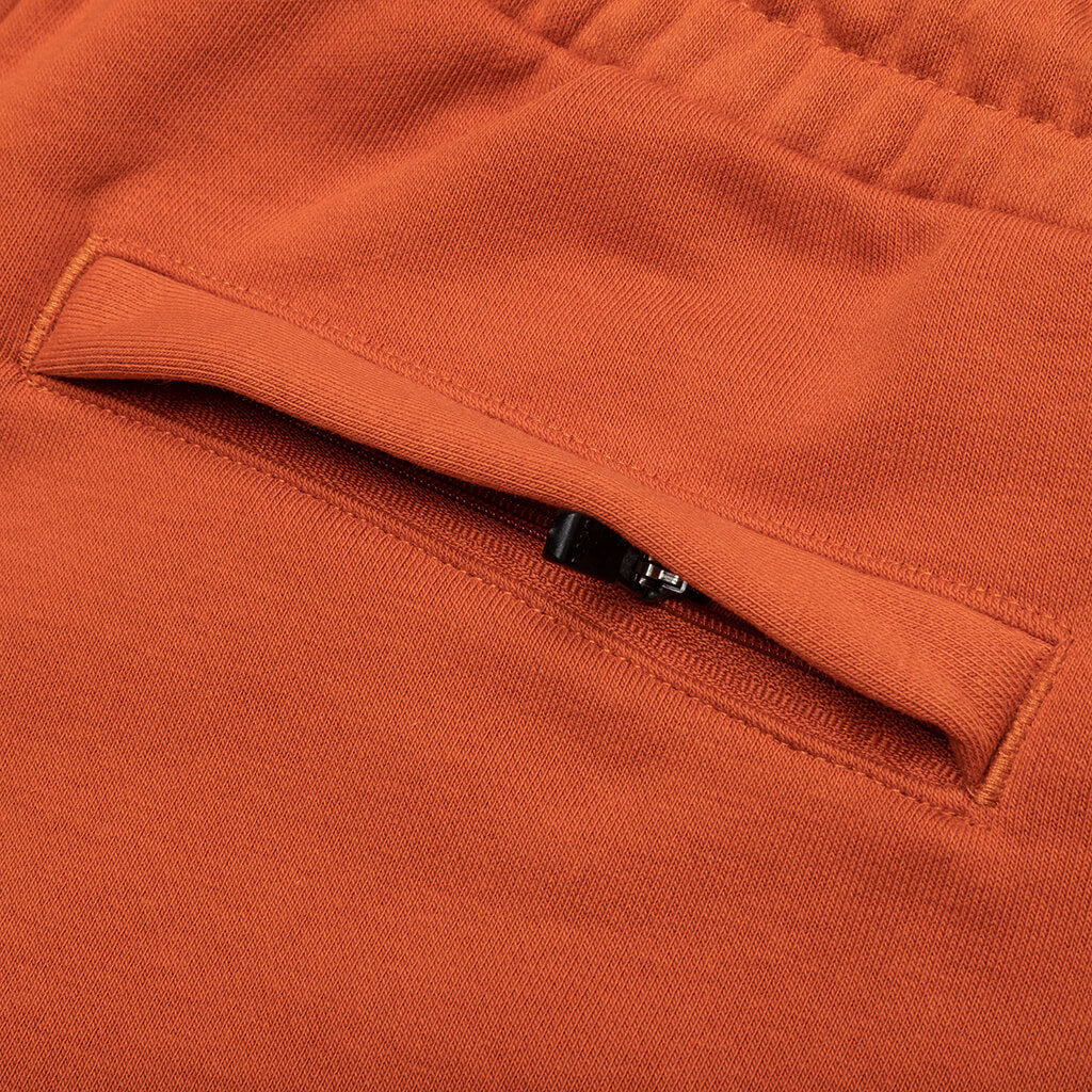 Logo Fleece Mabok Shorts - Orange