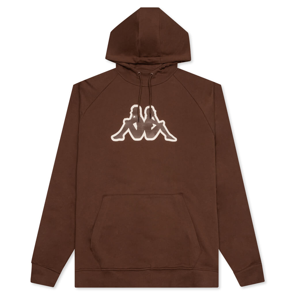 Logo Tape Apet 2 Hoodie - Brown/Pink LT/Red Cherry