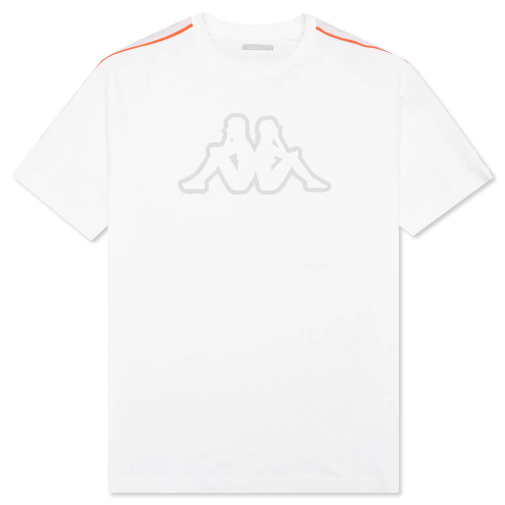 Logo Tape Avirec 2 T-Shirt - White/Grey Vapor