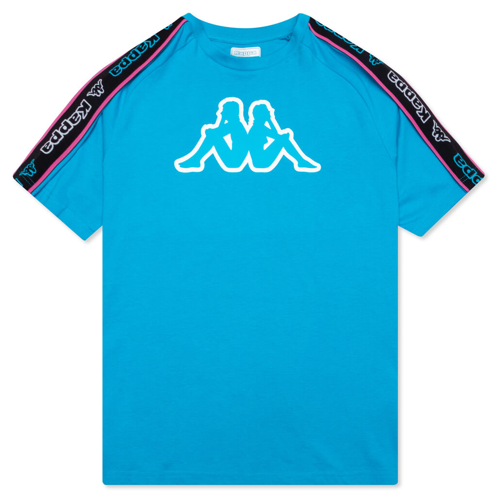 Logo Tape Avirec 2 T-Shirt - Blue Turkis/Black