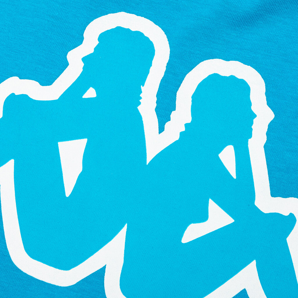Logo Tape Avirec 2 T-Shirt - Blue Turkis/Black