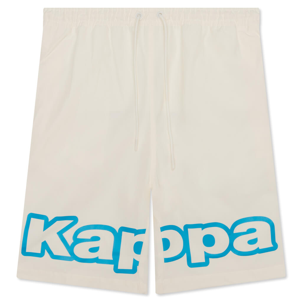 Logo Tape Colm Shorts - White Cream/Black