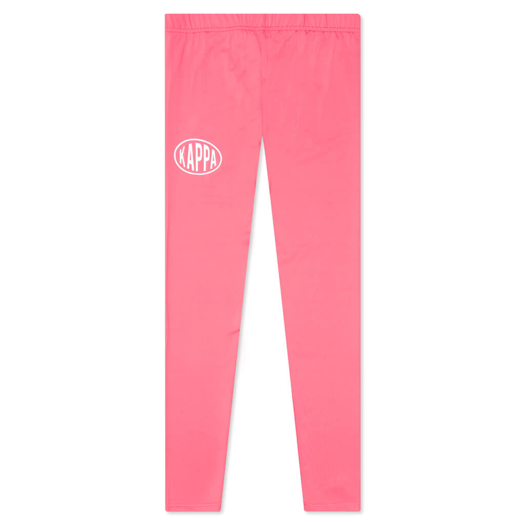 Women's Authentic Pop Ezays Leggings - Fuchisa Gerino/White