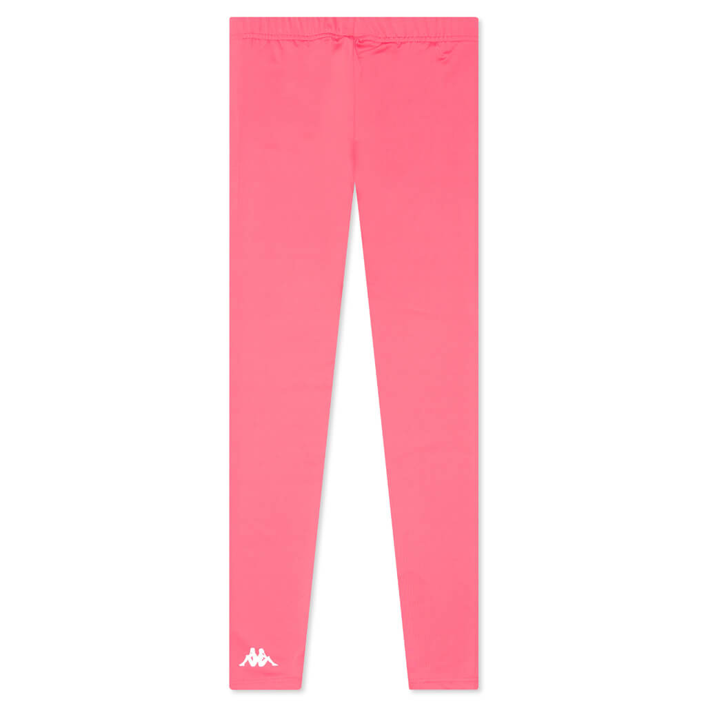 Women's Authentic Pop Ezays Leggings - Fuchisa Gerino/White