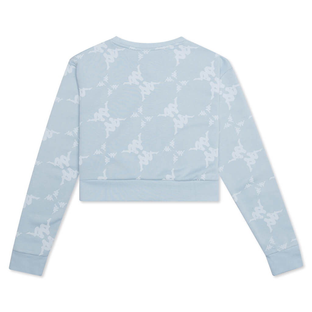 Women's Authentic Tadci Sweatshirt - Baby Blue/White