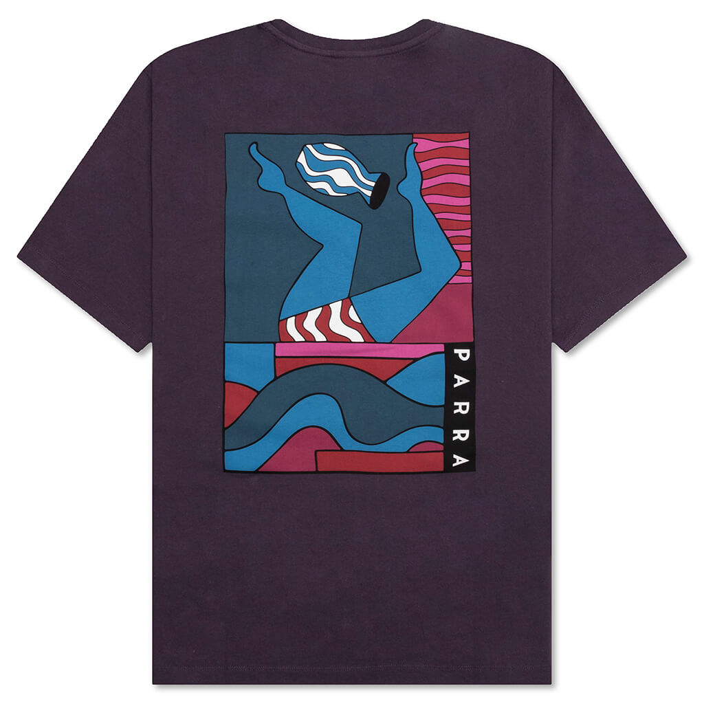 Kick the Vase T-Shirt - Aubergine