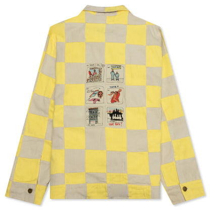 Checkered Top - Yellow