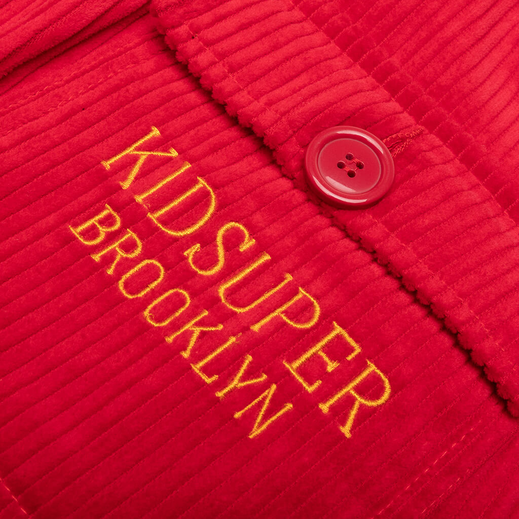 Cord Pant - Red