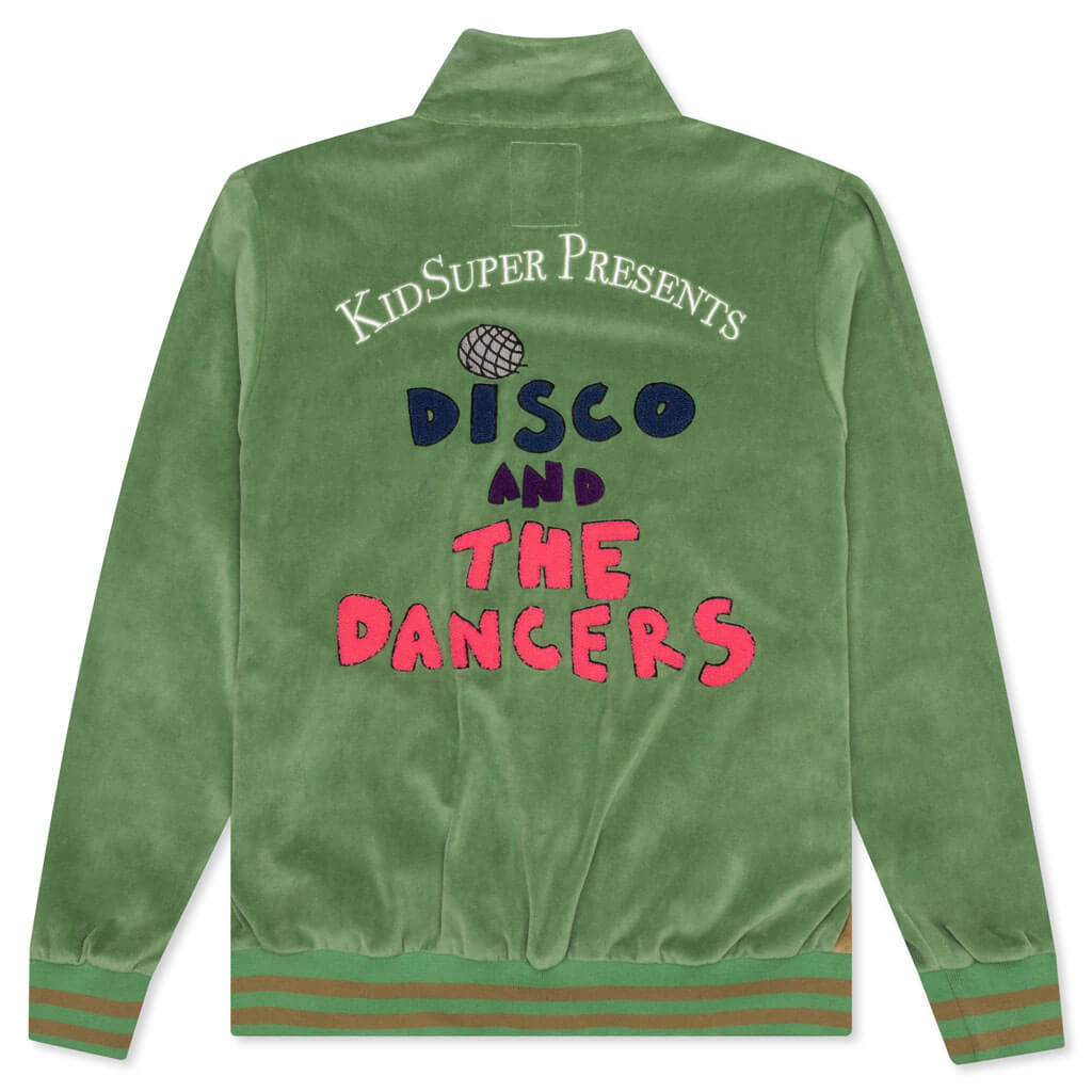 Dancer Velour Track Jacket - Green
