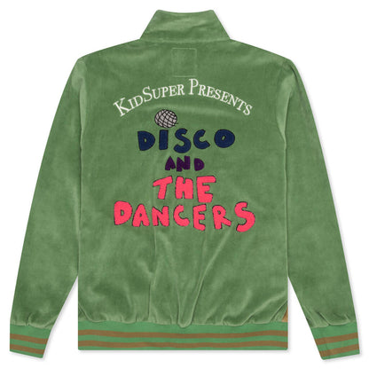 Dancer Velour Track Jacket - Green