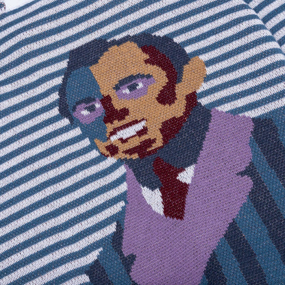 Sir Striped Knit Rugby - Blue