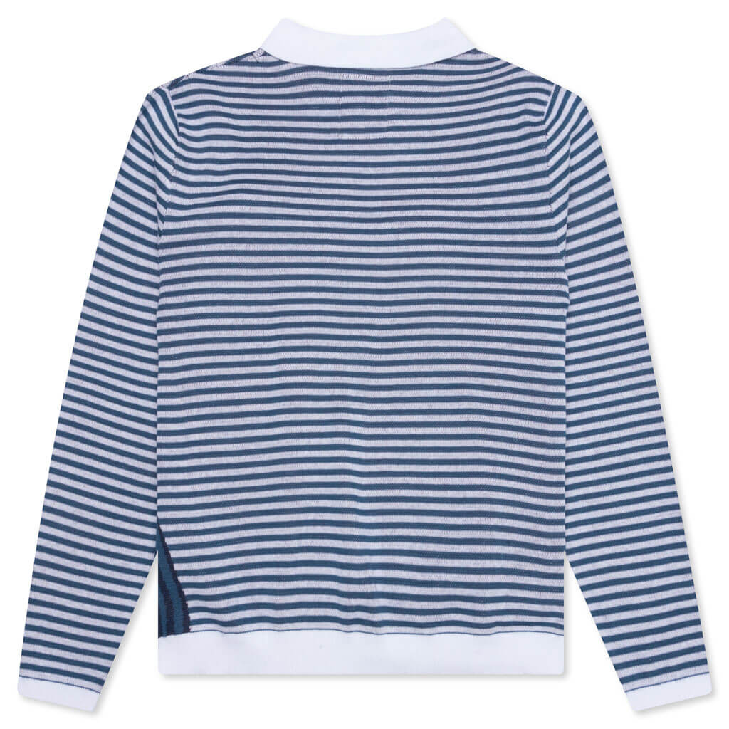 Sir Striped Knit Rugby - Blue