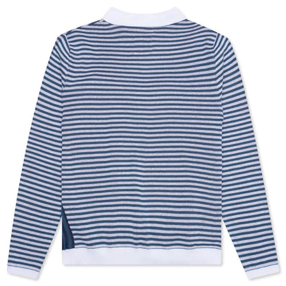 Sir Striped Knit Rugby - Blue