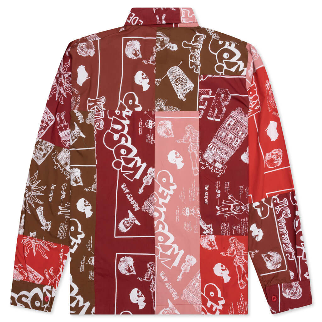 Super Patchwork Jacket - Red