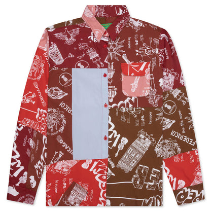 Super Patchwork Jacket - Red
