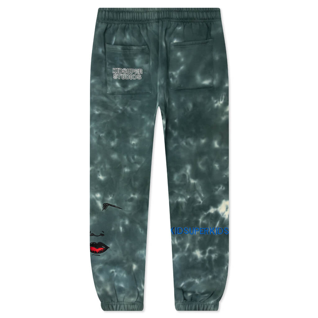 Super Sweatpants - Slate Tie Dye