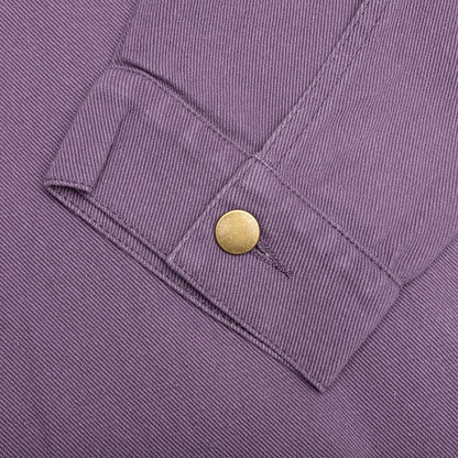 Swingset Denim Top - Purple