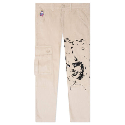 The Con Artist Corduroy Cargo Pants - Tan