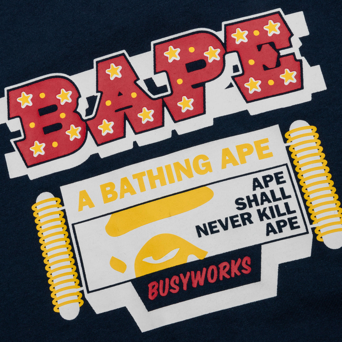 Kid's Busyworks Tee - Navy