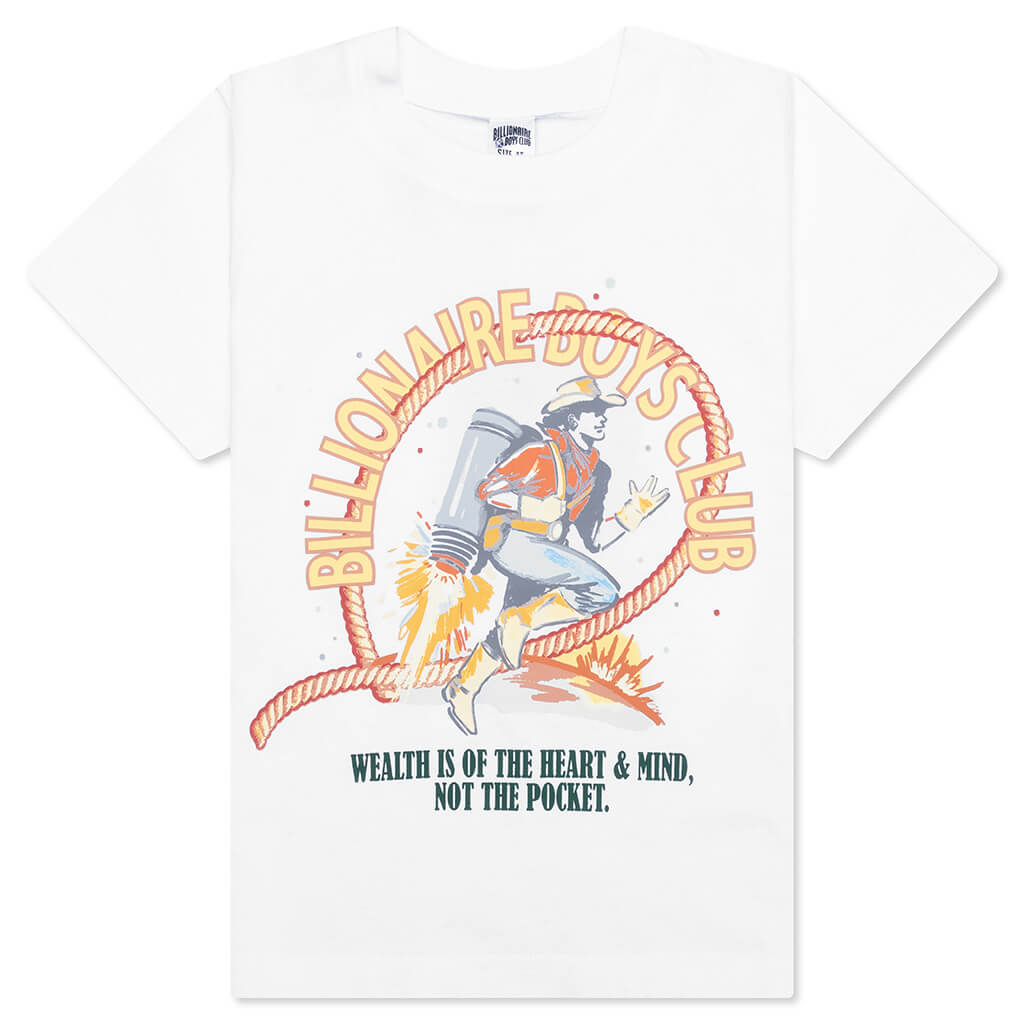 Kids BB Old Frontier S/S Tee - White