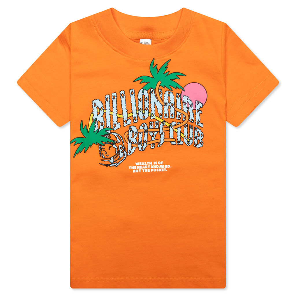 Kids BB Utopia Arch S/S Knit - Orange Peel