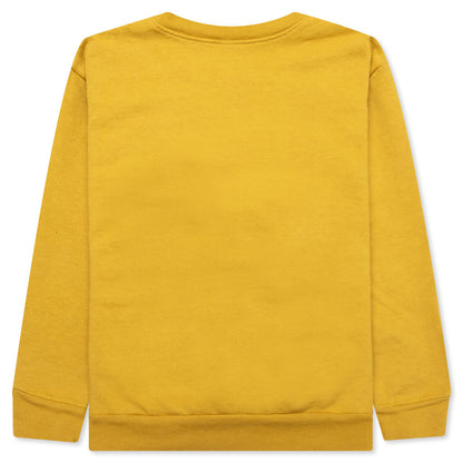 Kids Bubble Play Crewneck - Dijon