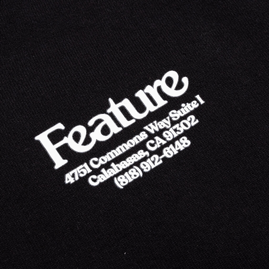 Kids C-40 S/S Hoodie - Black