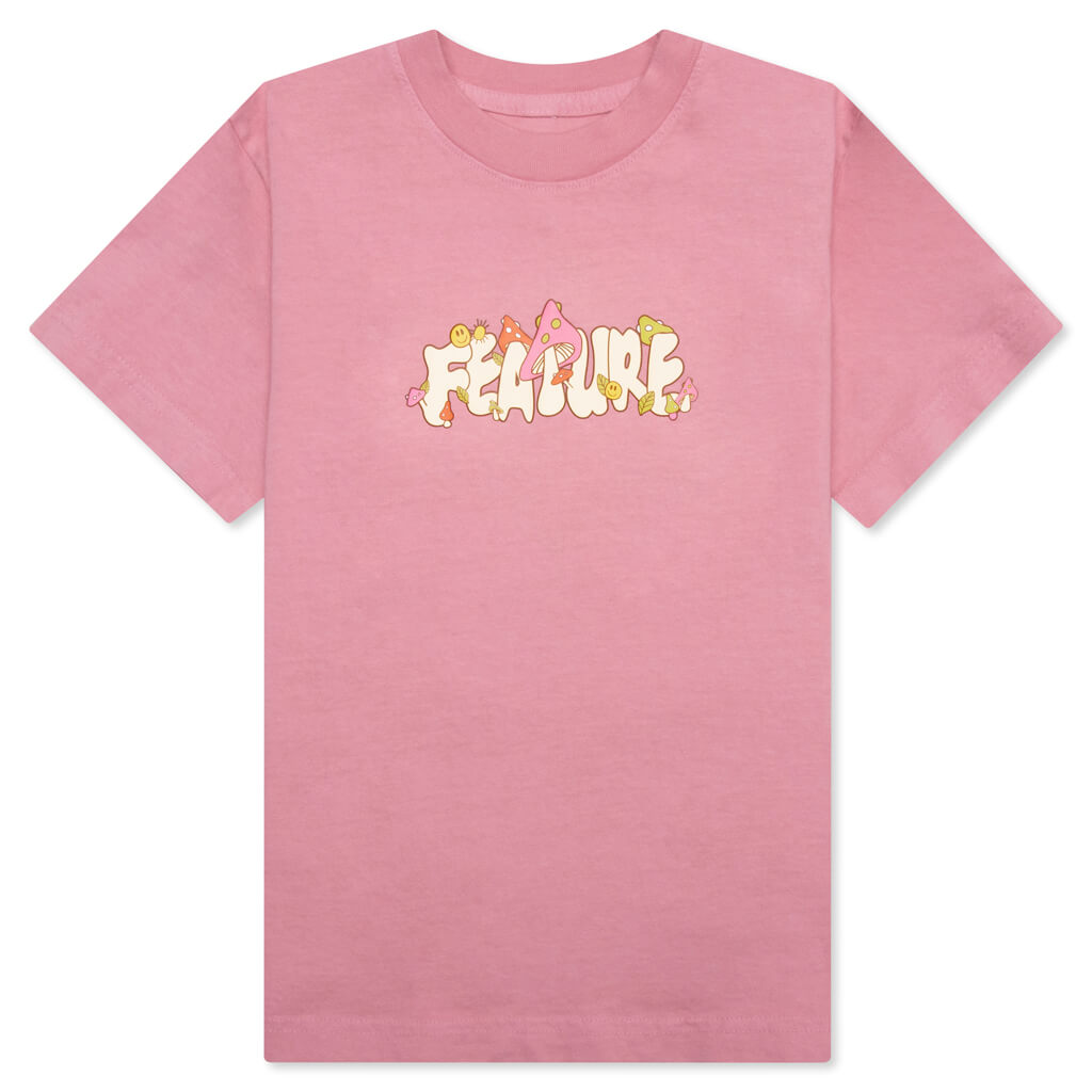Kids Mushroom Tee - Dusty Pink
