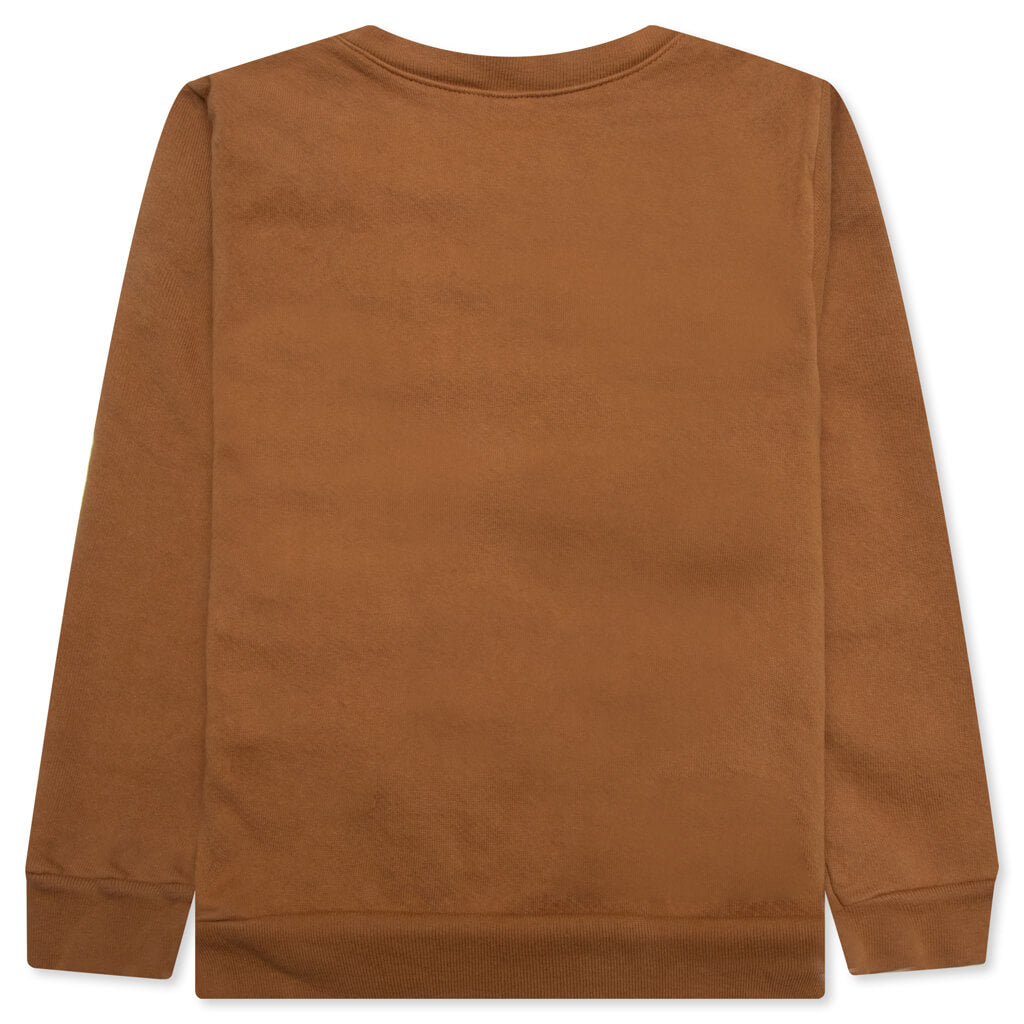 Kids Mushroom Crewneck - Ginger
