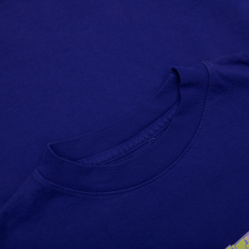 Kids Retro Tee - Cobalt Blue