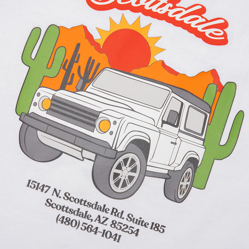 Kids Scottrover S/S Tee - White