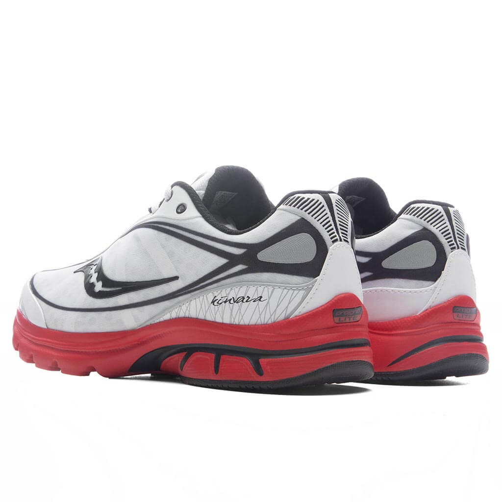 Kinvara 1 - White/Black/Red