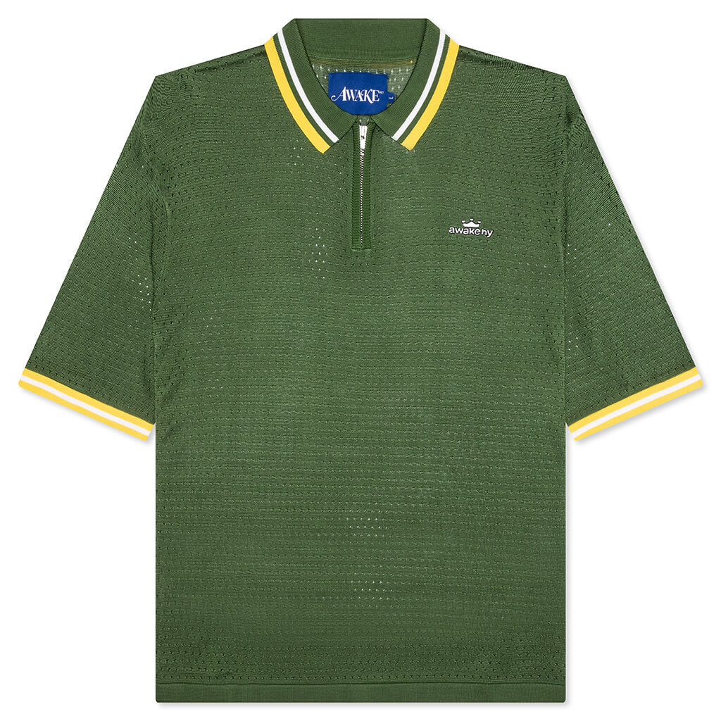 Mesh Polo - Green