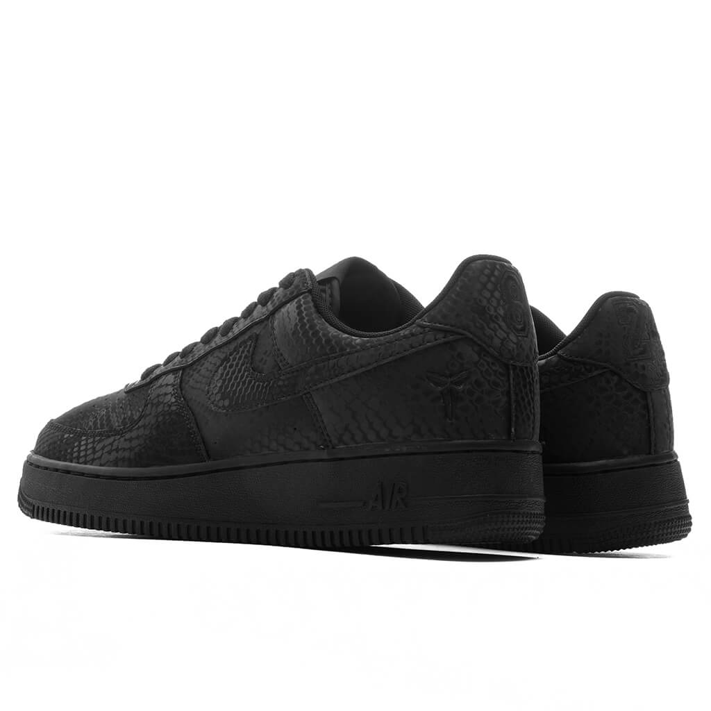Nike x Kobe Bryant Air Force 1 Low 'Triple Black' - Black/Black