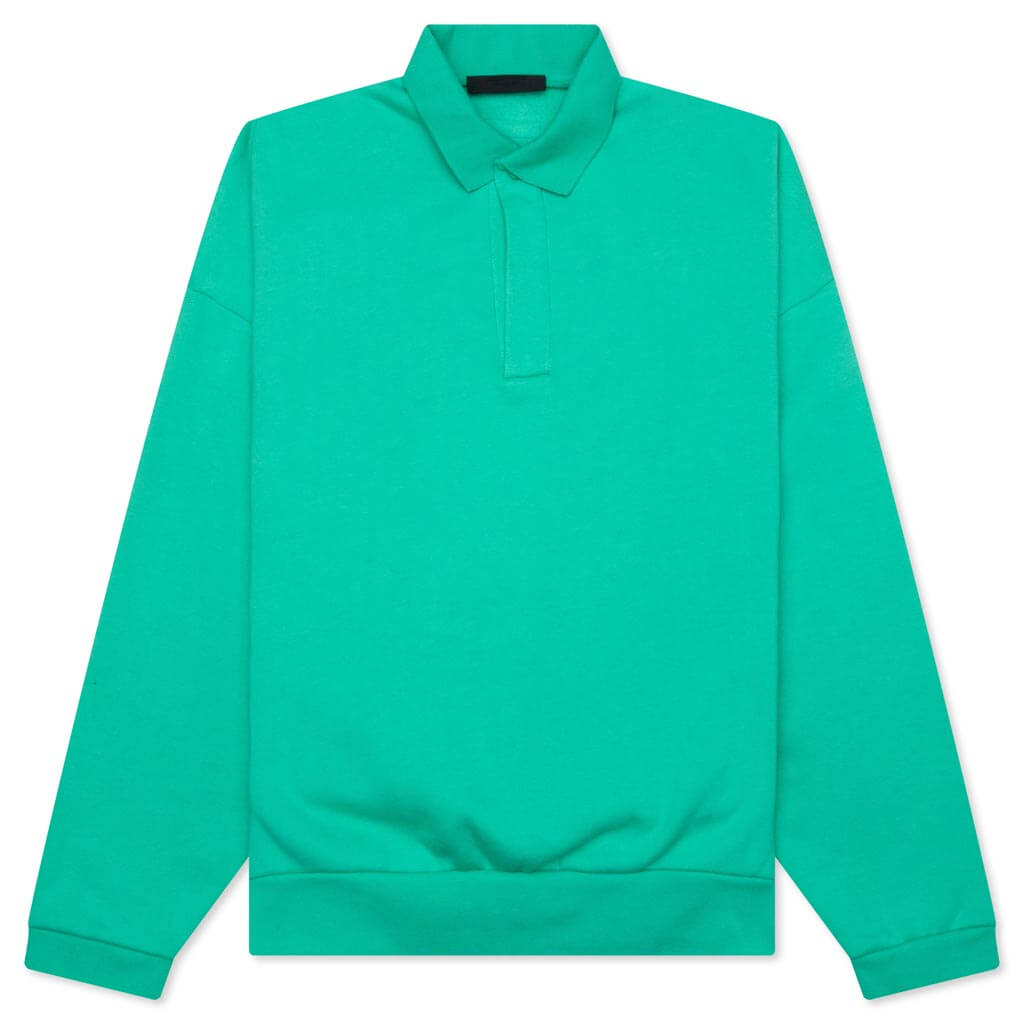 L/S Polo - Mint Leaf