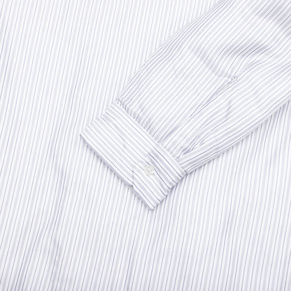 Padded Stripe L/S Shirt - Blue