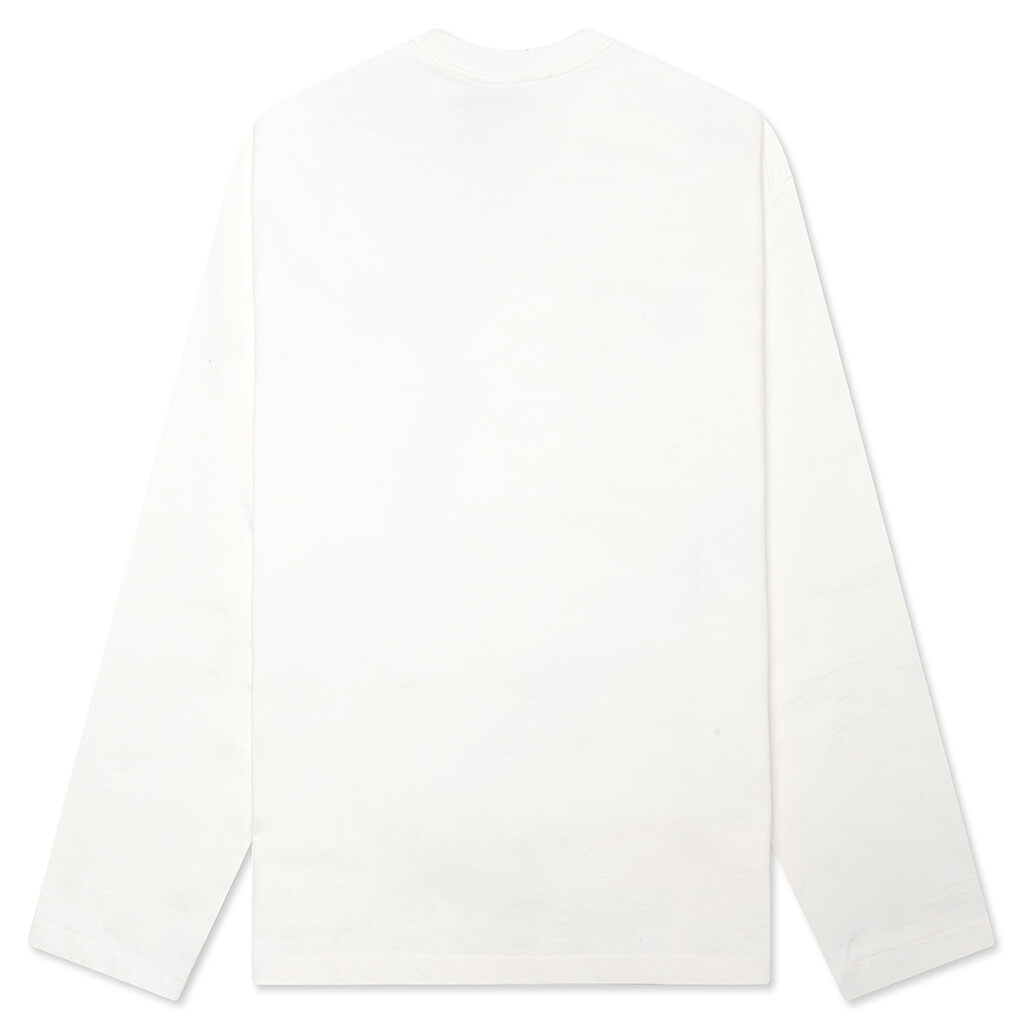 Long Sleeve Logo T-Shirt - Porcelain