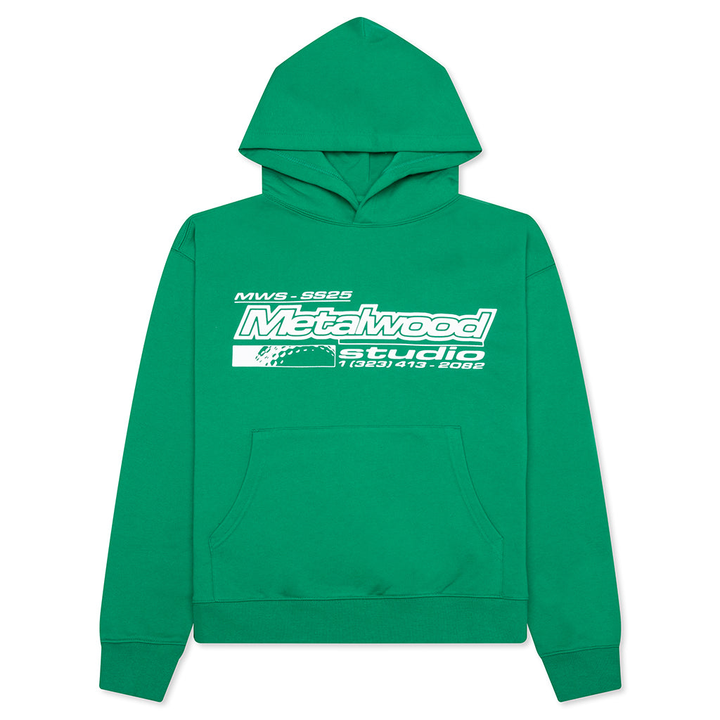 La Brea Shop Hooded Sweatshirt - Green