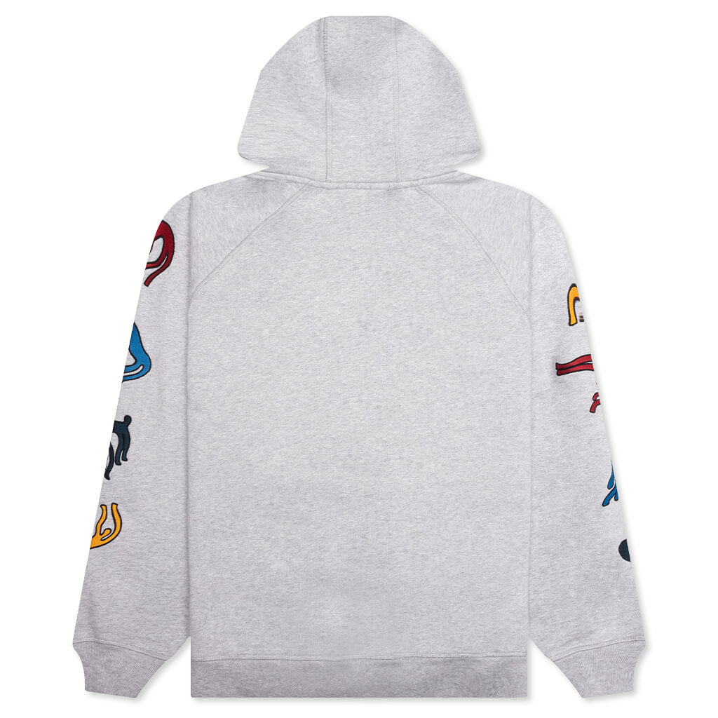 La Chambre Nuit Hooded Sweatshirt - Heather Grey