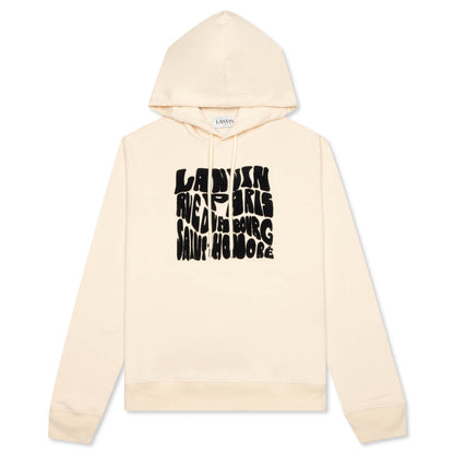 Carpeted Hoodie - Ecru